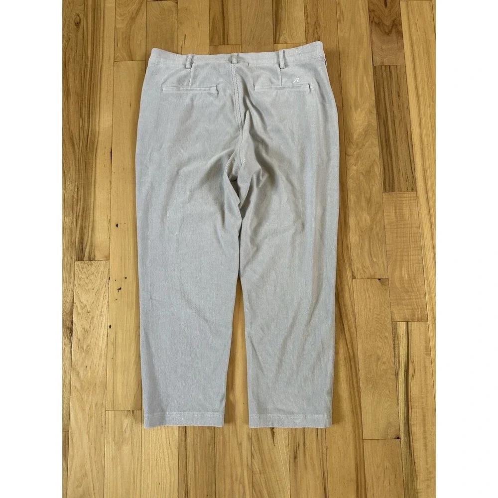 Redvanly Collins Pull-On Corduroy Trouser Pant Mirco Chip Grey Size Large